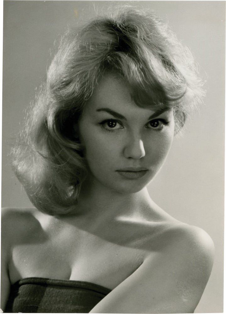 Collection of eight original photographs of Mylène Demongeot, circa 1957