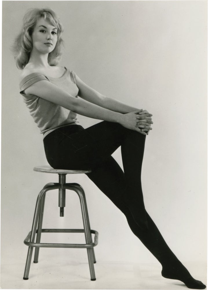 Eight original photographs of Mylène Demongeot, circa 1957