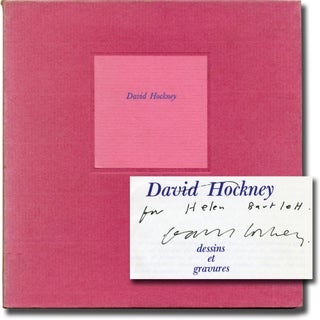 Book #143431] David Hockney: dessins et gravures (First Edition, signed by Hockney). David...