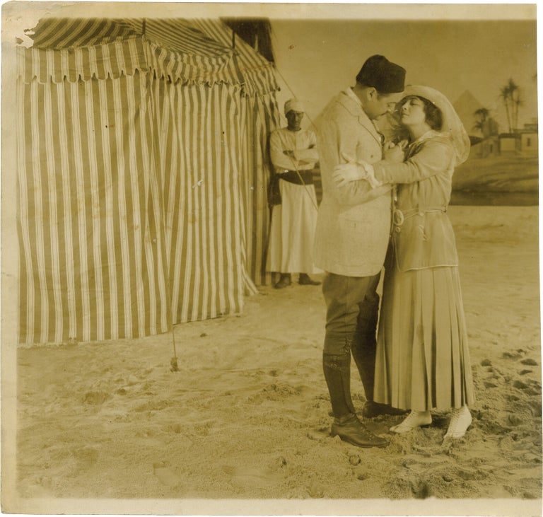 Two photographs from lost films starring Pauline Frederick: Bella Donna and The Spider