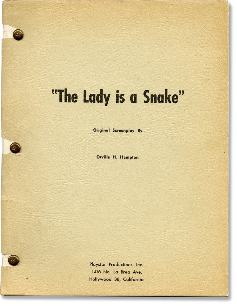 [Book #143580] The Snake Woman [The Lady is a Snake]. Sidney J. Furie, Orville H. Hampton, Susan Travers John McCarthy, Geoffrey Denton, director, screenwriter, starring.