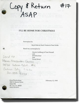 Book #143684] I'll Be Home for Christmas (Original screenplay for the 1998 film). Arlene Sanford,...