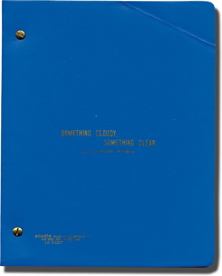 Book #143814] Something Cloudy, Something Clear (Original play script for the 1981 play)....