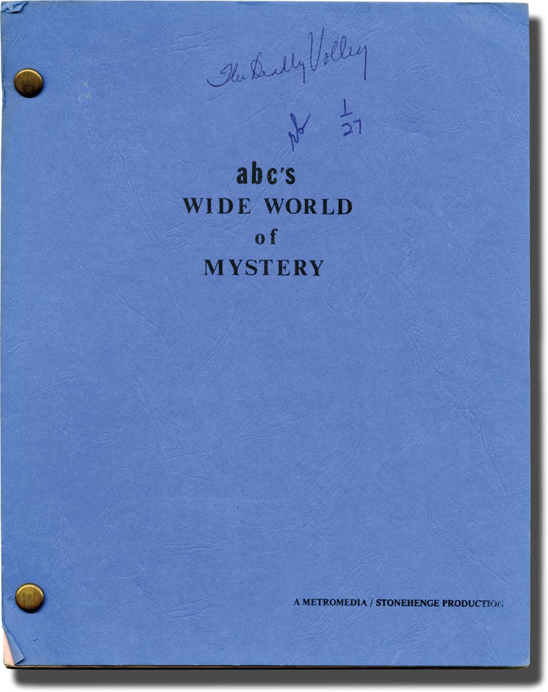 [Book #143839] ABC's Wide World of Mystery: The Deadly Volley. Margaret Armen, Marian McCargo Beverly Garland, William Beckley, screenwriter, starring.