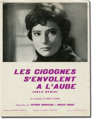 Book #143918] Alba Regia [Les cigognes s'envolent a'laube] (Original French pressbook for the...
