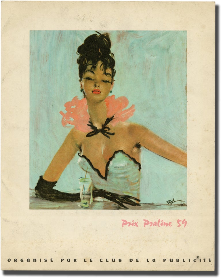 Book #143921] Prix Praline 1959 (Original French program for the 1959 award ceremony, belonging...