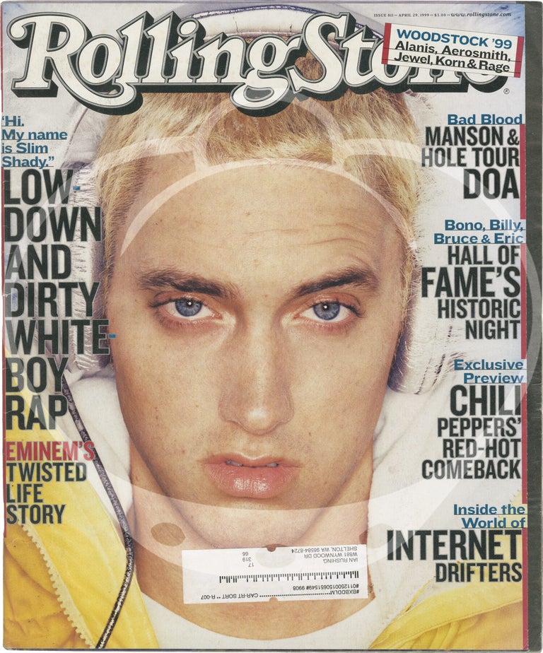 Archive of 24 original photographs of Eminem shot by David LaChapelle for Rolling Stone