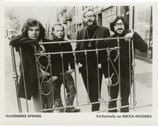 Book #143975] Four photographs of Folk Rock band McKendree Spring (Four original photographs from...