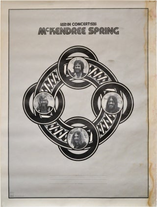 Book #143984] McKendree Spring music tour poster blank (Original poster for an undated tour...