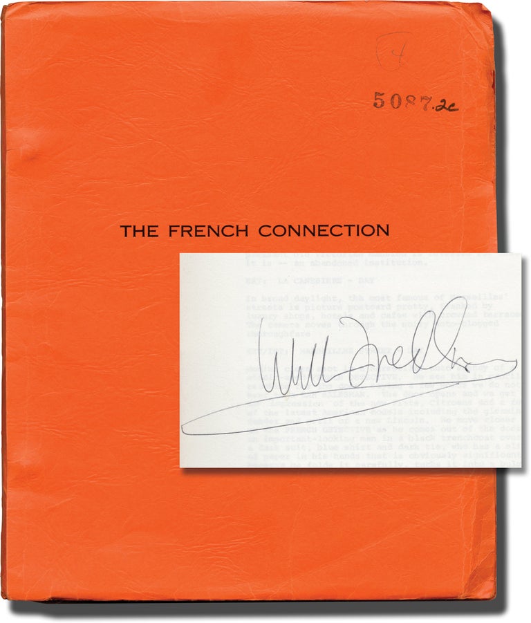 [Book #144038] The French Connection. William Friedkin, Ernest Tidyman, Robin Moore, Philip D'Antoni, Roy Scheider Gene Hackman, director, screenwriter, novel, producer, starring.