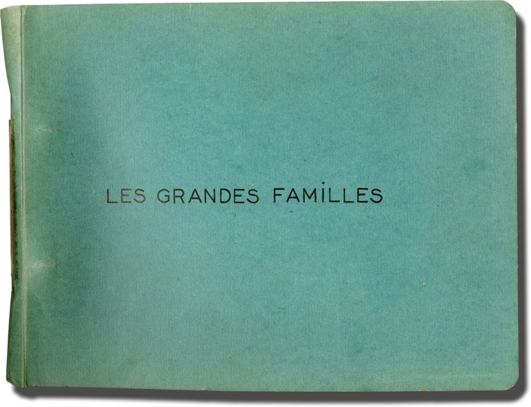 Book #144083] The Possessors [Les grandes familles] (33 original keybook contact sheets from the...
