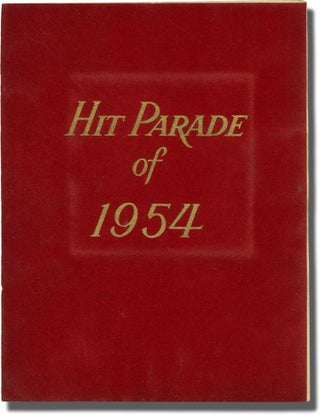 Book #144102] Hit Parade of 1954 (Vintage Pressbook, 1954). Ltd United French Film