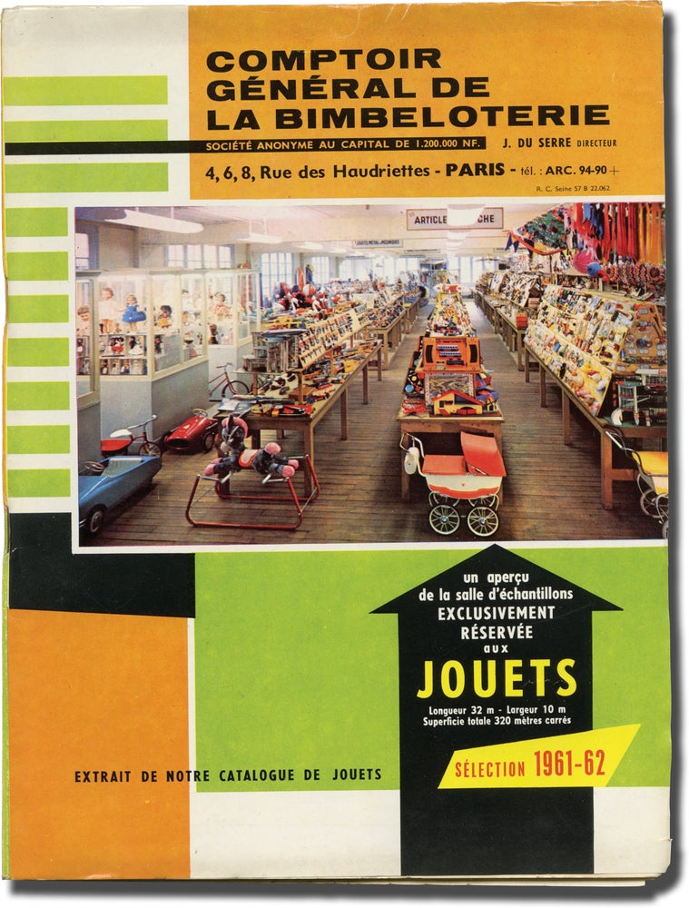 Book #144109] Comptoir general de la bimbeloterie (Original French toy company sales catalogue...