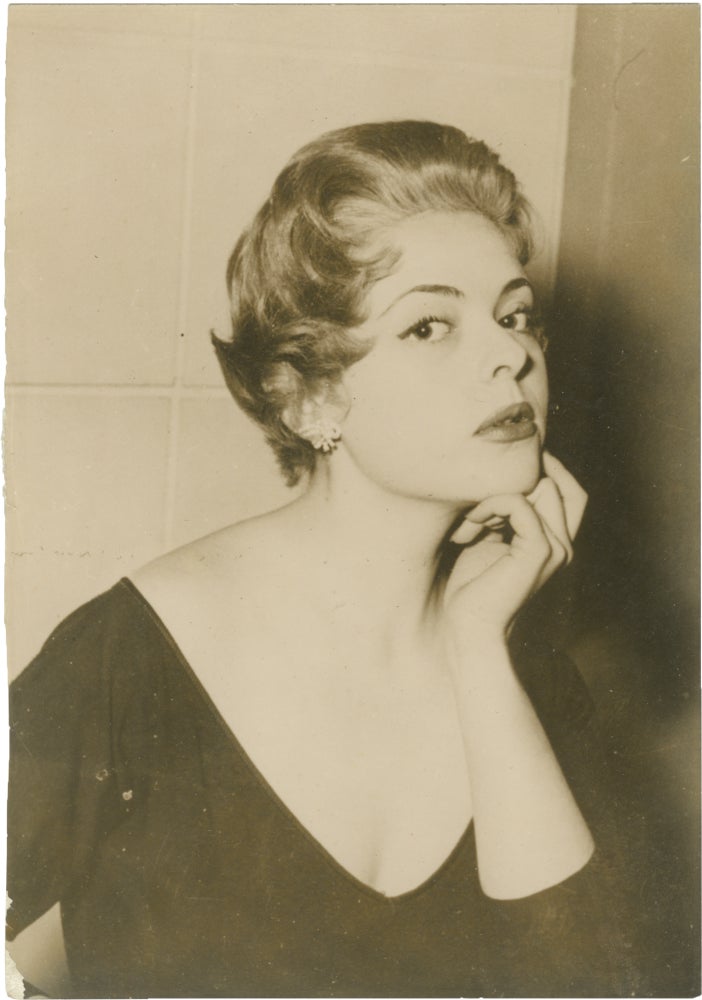 [Book #144441] Original photograph of Nicole Henriot, circa 1958). Nicole Henriot.