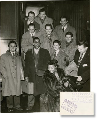 Book #144459] Original photograph of Dizzy Gillespie and Lorraine Willis, 1952. Dizzy, Gillespie...