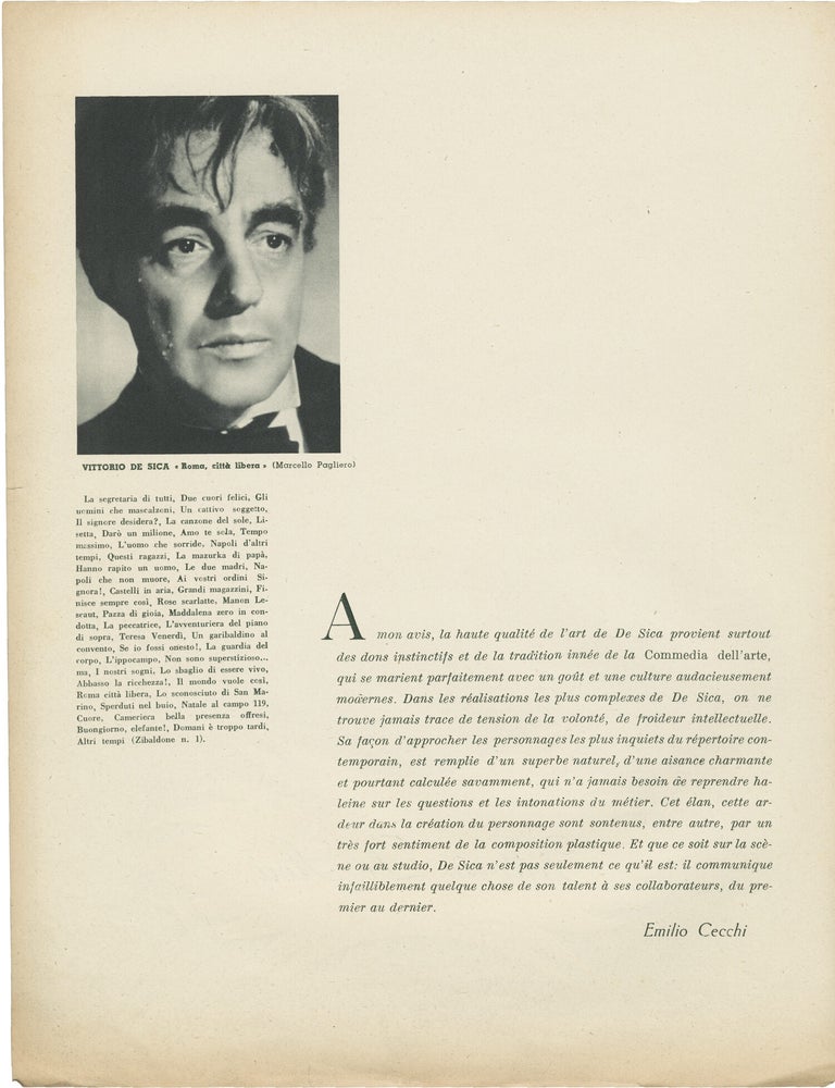 Visages du cinema italien