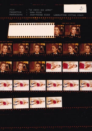 Book #144586] Choice of Arms [Le Choix Des Armes] (Two original contact sheets from the 1981...