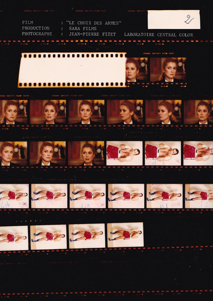 Book #144586] Choice of Arms [Le Choix Des Armes] (Two original contact sheets from the 1981...