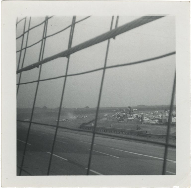 Archive of 40 vernacular photographs of the NASCAR World 600, 1965