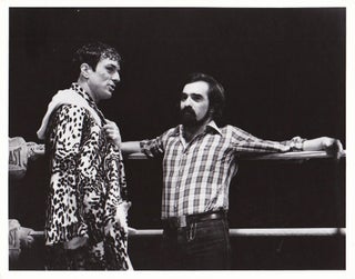 Book #144951] Raging Bull (Original photograph of Martin Scorsese and Robert DeNiro on the set of...