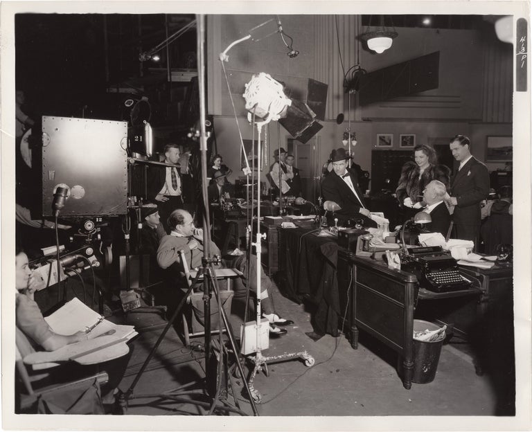Book #144998] News is Made at Night (Original photograph from the set of the 1939 film). Alfred...