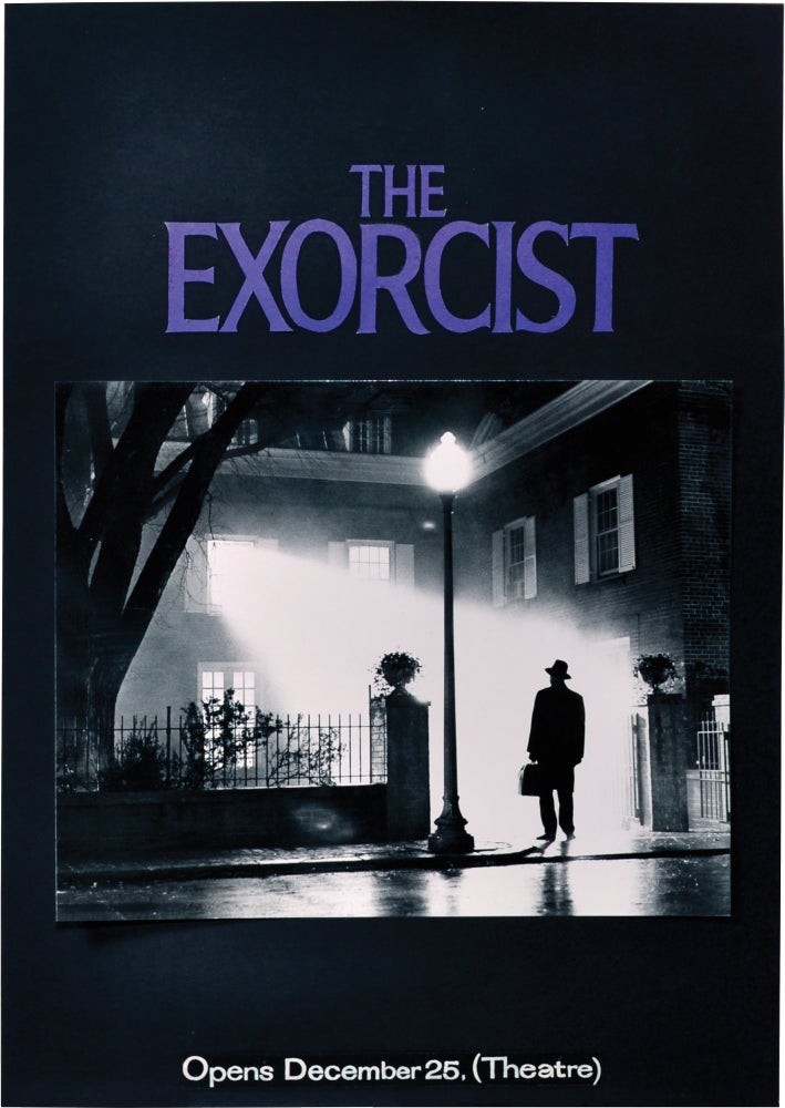 Book #145005] The Exorcist (Original poster maquette for the 1973 film). Film Maquettes, William...