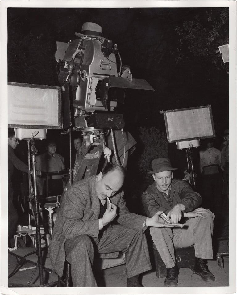 Book #145119] Mokey (Original double weight photograph from the set of the 1942 film). Wells...
