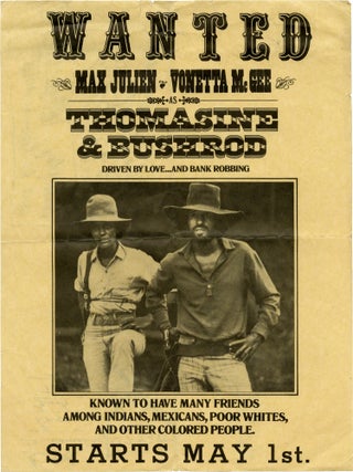 Book #145245] Thomasine and Bushrod (Original flyer for the 1974 film). Gordon Parks Jr., Max...
