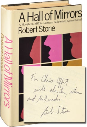 Book #145253] A Hall of Mirrors (First Edition, inscribed to fellow author Chris Offutt). Robert...