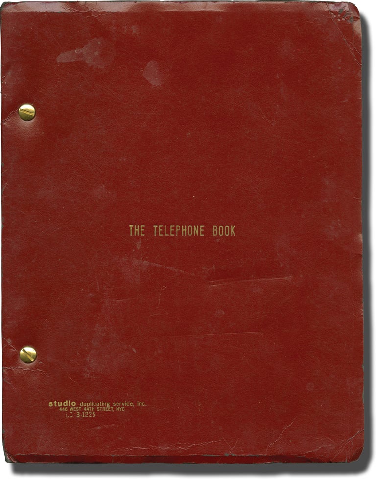 Book #145326] The Telephone Book (Original screenplay for the 1971 film). Nelson Lyon, Sarah...