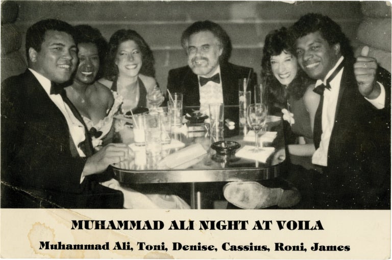 Book #145354] Original photograph of Muhammad Ali and Cassius Weathersby. Muhammad, Ali Cassius...
