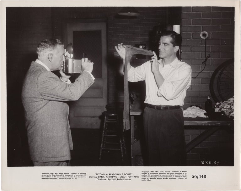 Book #145504] Beyond a Reasonable Doubt (Original photograph of Dana Andrews on the set of the...