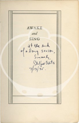 Three Plays: Awake and Sing, Waiting for Lefty, 'Til the Day I Die