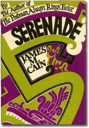 Book #145570] Serenade (Publisher's prospectus for the First Edition). James M. Cain