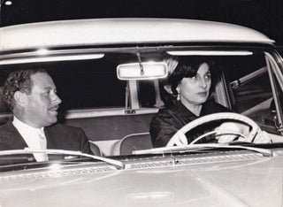 Book #145755] Original photograph of Tennessee Williams and Ana Magnani, 1960. Anna Magnani...
