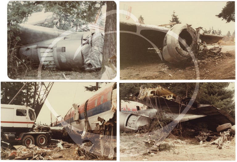 Archive of 63 photographs of the crash of United Airlines Flight 173