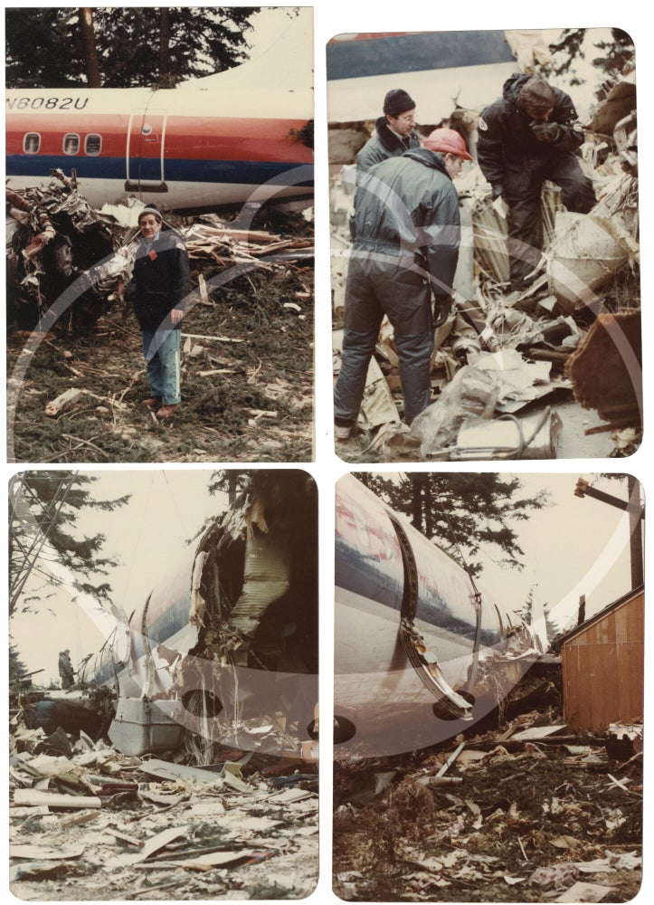 Archive of 63 photographs of the crash of United Airlines Flight 173