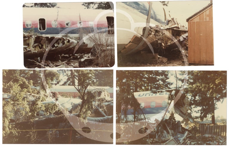 Archive of 63 photographs of the crash of United Airlines Flight 173