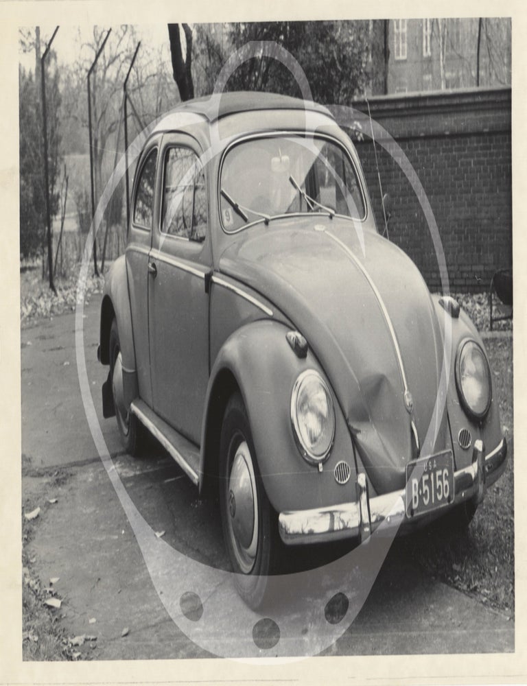 Archive of 62 vernacular photographs of Volkswagens shot in postwar Germany, largely of Type 1 Volkswagen Beetles, circa early 1960s.