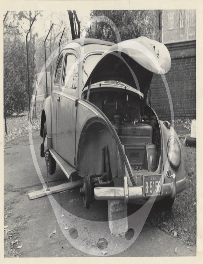 Archive of 62 vernacular photographs of Volkswagens shot in postwar Germany, largely of Type 1 Volkswagen Beetles, circa early 1960s.