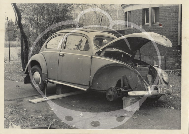 Archive of 62 vernacular photographs of Volkswagens shot in postwar Germany, largely of Type 1 Volkswagen Beetles, circa early 1960s.