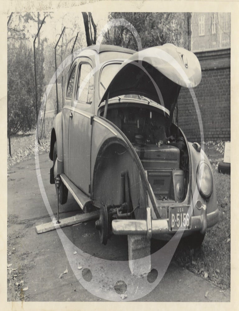 Archive of 62 vernacular photographs of Volkswagens shot in postwar Germany, largely of Type 1 Volkswagen Beetles, circa early 1960s.