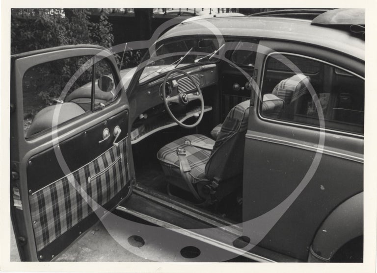 Archive of 62 vernacular photographs of Volkswagens shot in postwar Germany, largely of Type 1 Volkswagen Beetles, circa early 1960s.