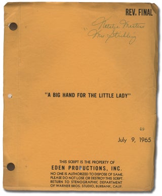Book #145855] A Big Hand for the Little Lady (Original screenplay for the 1966 film). Fielder...
