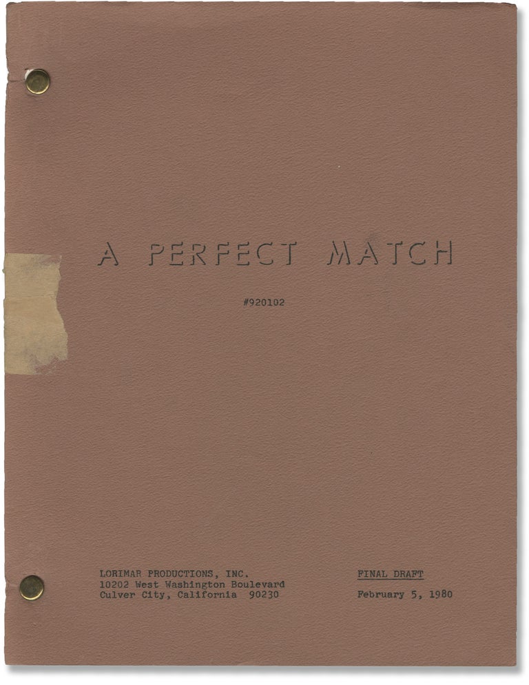 [Book #146001] A Perfect Match. Mel Damski, John Sayles, Michael Brandon Linda Kelsey, Lisa Lucas, director, screenwriter, starring.