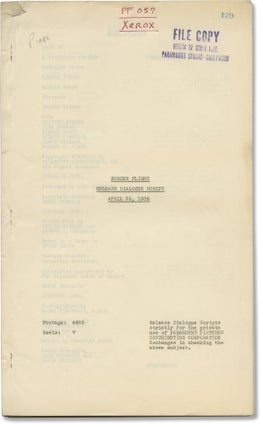 Book #146065] Border Flight (Original post-production screenplay for the 1936 film). Otho...