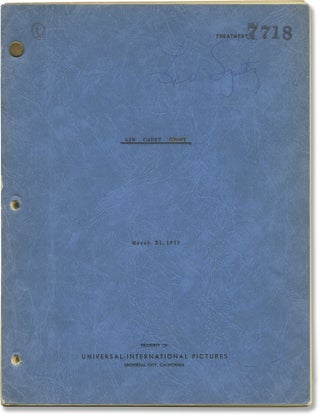 Book #146066] Air Cadet (Original screenplay treatment for the 1951 film). Joseph Pevney, Robert...