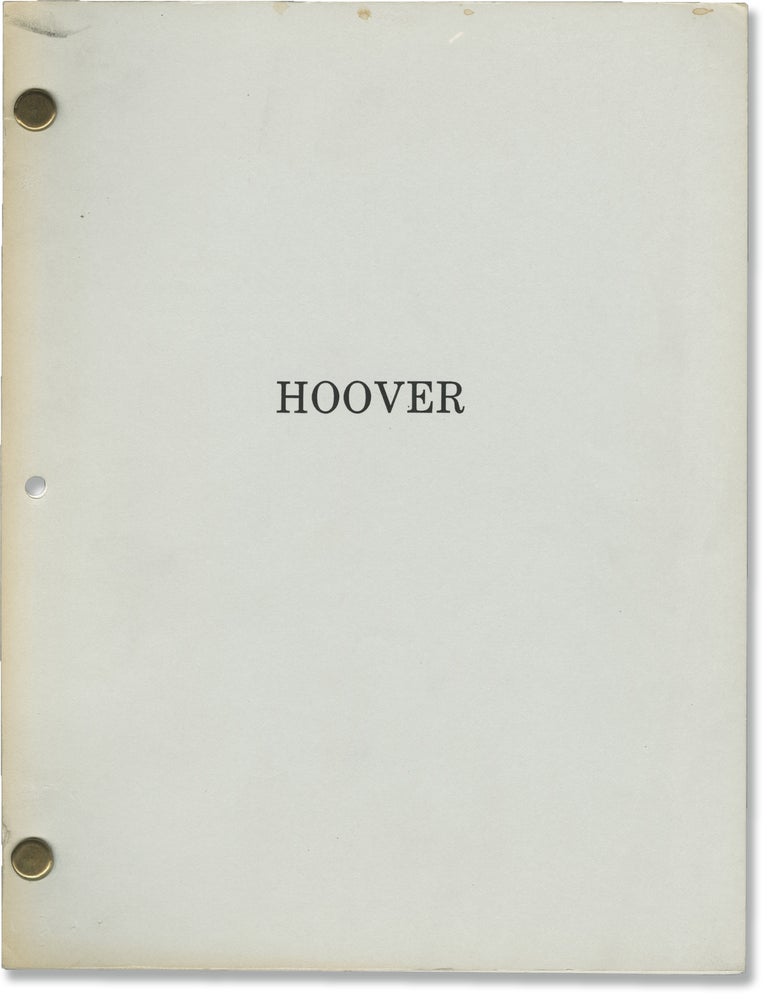 [Book #146118] J. Edgar Hoover [Hoover]. Robert Collins, William Brown William Sullivan, Joe Regalbuto Treat Williams, screenwriter director, book, starring.