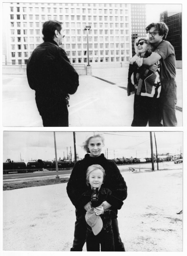 Book #146160] Paris, Texas (Two original photographs from the set of the 1984 film). Wim Wenders,...