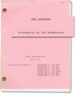 Book #146216] The Avengers (Original screenplay for the 1998 film). Uma Thurman Ralph Fiennes,...